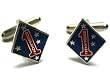 USMC Marine Corps 1st Division First to Fight Flag Cufflinks w/Gift Box