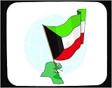 Decorated Mouse Pad with Kuwait, international, country