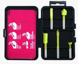 Vermont American 22990 5 Piece Titanium Plunge Cut Router Bit Set