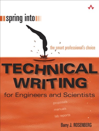 spring into technical writing for engineers and scientists