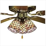 IMAGE OF Meyda Tiffany 27468 Fan Light Shade, Stained