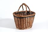 Nantucket Miacomet Oval Front Handlebar Bike Basket w/Quick Release