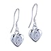Pugster Apple Clear Crystal Stud Earrings Re image 2