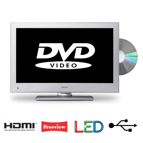 Discounted 19 Inch DVD Combi LED TV from Finlux Silver HD Ready