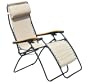 Faulkner Standard Recliner Desert Sand/Black Mesh with Wood Arms