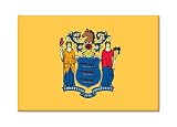 New Jersey State Flag Fridge Magnet