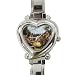 Limited Edition Violano Italian Charm Heart Watch Bears Fishing
