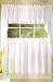 Ribbon Eyelet 24" Tier Curtain - White