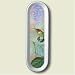 Artworks Home Accents Green Hummingbirds Honeysuckle Ceramic Spoon Rest