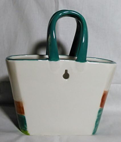 Baum Bros. - "Tropical Palm" Decorative Wall Pocket Vase - Anne Ormsby