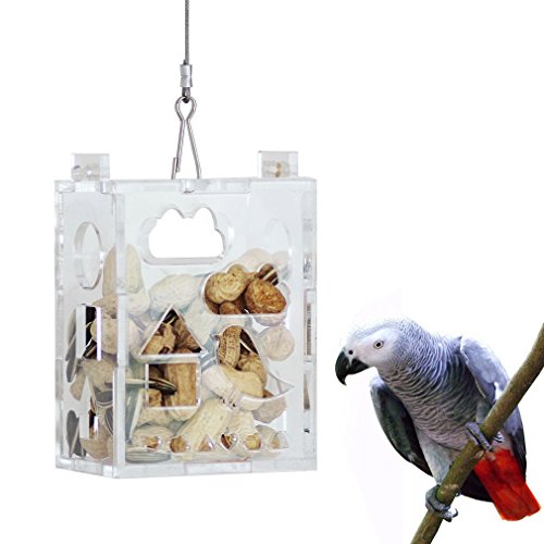 Parrot creative foraging toy feeder bird intelligence growth cage…