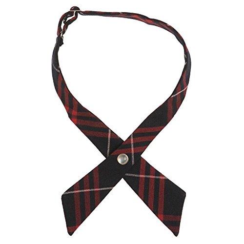 French Toast Adjustable Plaid Cross Tie Girls