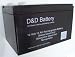 D&D 12 AH 12V SLA Battery - T2 Terminal