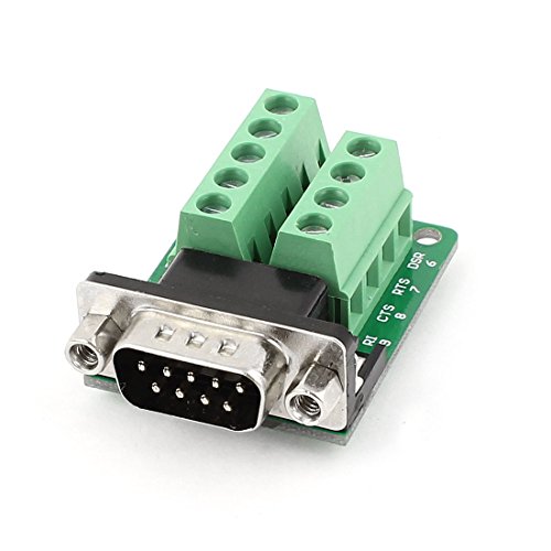 DB9 Male Adapter Plate RS232 Serial to Terminal Board Signal Module
