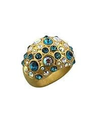 Pave Antique Gold Cocktail Ring