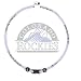 Phiten Colorado Rockies MLB Titanium X30 22 Necklace