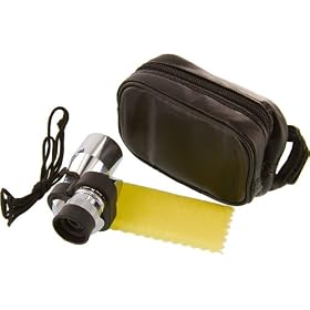 SE 8X Monocular, Ruby Coated Lens 20mm, Heavy Silver Body