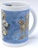 Golden Retriever Tasse - Christina Boetzel - Hund Hundemotiv Designertasse Geschenk Geburtstag T-Shirt