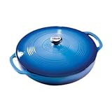 Lodge Enameled Cast-Iron 3-Quart Covered Casserole