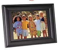 Sunpak 10.4-Inch Black Wood Digital Photo Frame