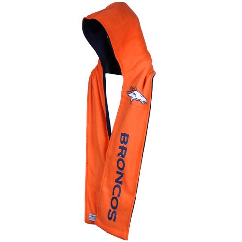 NFL Denver Broncos Hoodie Fleece Scarf