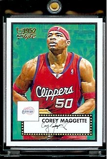 2005 06 Topps Style '52 Corey Maggette Los Angeles Clippers Basketball Card #79 - Mint Condition - In Protective Display Case !!