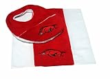 Arkansas Razorbacks Bib and Burp Cloth Gift Set
