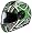 HJC CS-R1 CSR1 DAGGAR MC-4 SIZE:MED MOTORCYCLE Full-Face-Helmet