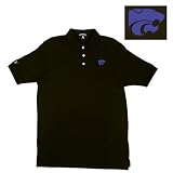 Kansas State Wildcats NCAA Classic Pique Polo Shirt (Black)