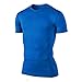 ROPALIA Mens Athletic Compression Slim Stretchy Shirt Short Sleeve Sports Shirts