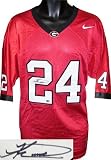 Knowshon Moreno signed Georgia Bulldogs Nike Red Jersey- Moreno Hologram