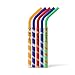 Reusable Drinking Straws (Set of 5), Food Grade Silicone.