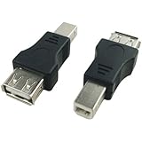 Generic USB Type A Female to USB Type B Male Adapter (USB_A_F-USB_B_M)
