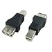 USB Type A Female to USB Type B Male Adapter