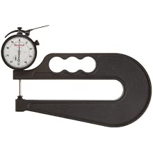 Starrett 1015B-6 Inch Reading Portable Dial Indicator 1015B-441J Thickness Gauge Without Case, 0.001" Graduation, 1" Range, 0-100 Dial Reading