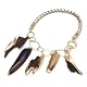 Gold Dipped Horn & Wood Necklace by Leju||RF10F
