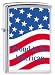Proud to be American USA Flag High Polish Chrome Zippo Lighter