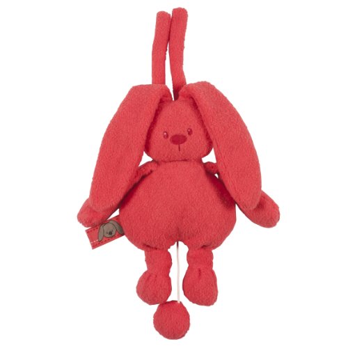 Nattou 979344 Lapidou Mini-Spieluhr Hase, rot