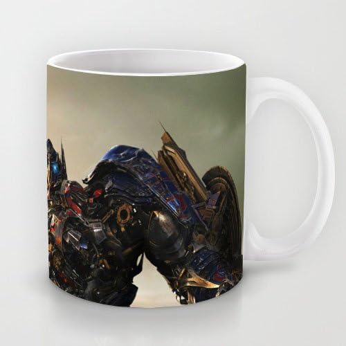 Uique Gift Choice - White 11 oz Classic White Ceramic Mugs Cutom Design with Transformers Age Of Extinction Optimus Prime Transformers Coffee Mugs/Tea Mugs/Drink Cups - Dishwasher and Microwave Safe