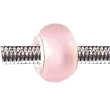 Pandora Style Charm Bead (Z67) Murano Lampwork Glass (14mm x 10mm) (fits Troll too)