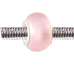 Pandora Style Charm Bead (Z67) Murano Lampwork Glass (14mm x 10mm) (fits Troll too)