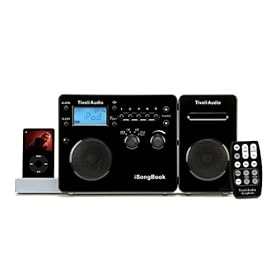 Tivoli Audio iSongBook Portable Music System for iPod (Black/Silver)