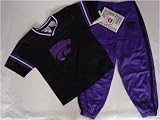 Kansas State Wildcats NCAA (University) Kids/Child Black Jersey & Pants Set
