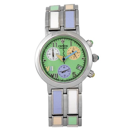 Croton Mens CC311069KSGR Silver-Tone Pastel Watch