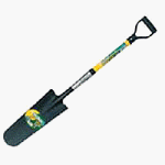 Fiberglass Round Point Drain Spade, 4 3/4 x 16