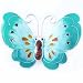 Sterling Silver Enamel Butterfly Pin