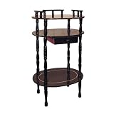 Cherry 3-Tier Phone Table