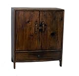 Antique Revival Vintage Dongbei-Style Medium-Sized Cabinet