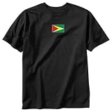 T-Shirt Black Flag  Guyana  Country
