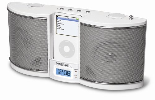 Electronics: Emerson iTone iP100 Portable Sound System for iPods  White 